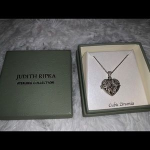 Judith Ripka Sterling CZ Locket